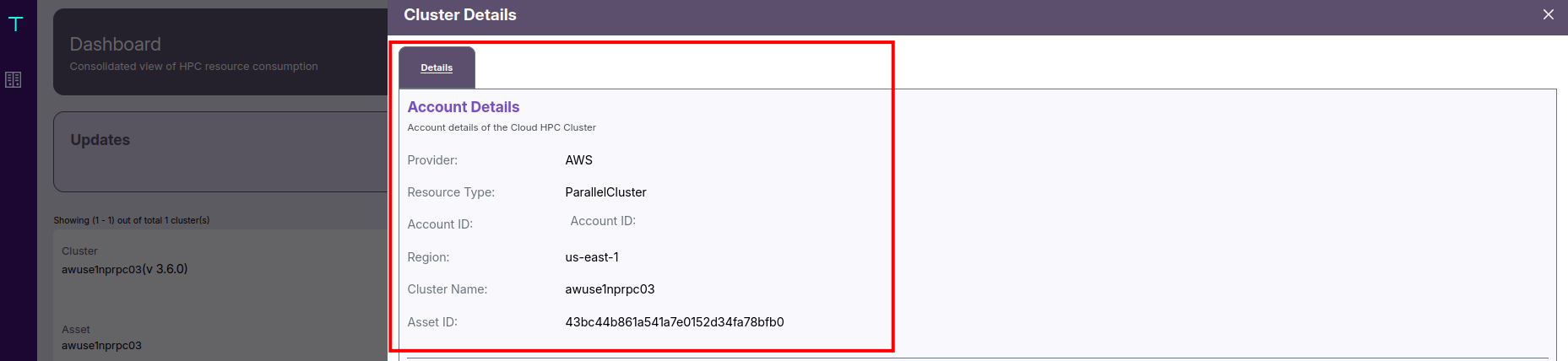 Account Details