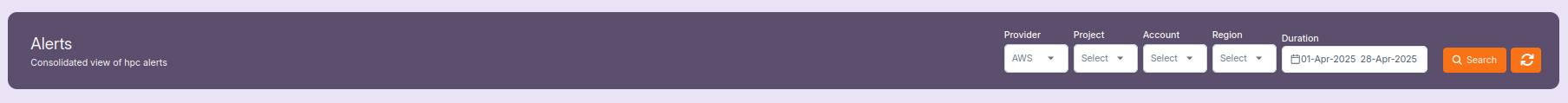 Alerts Filters