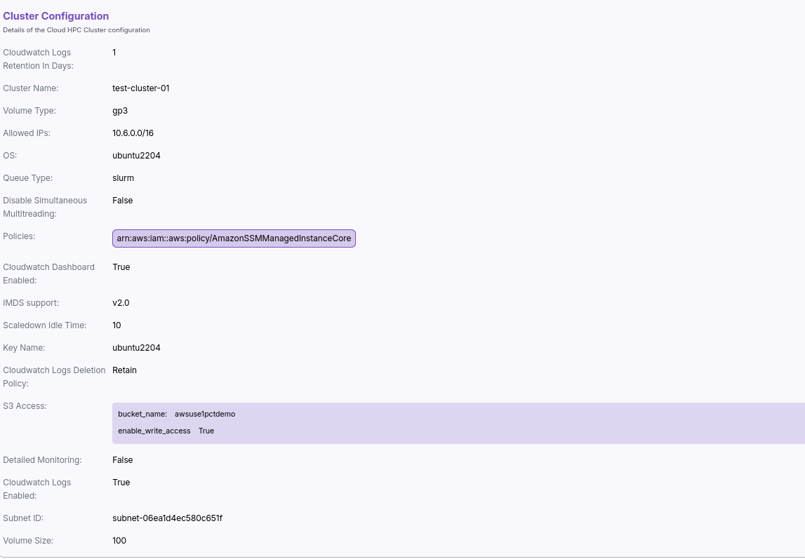 HeadNode Details