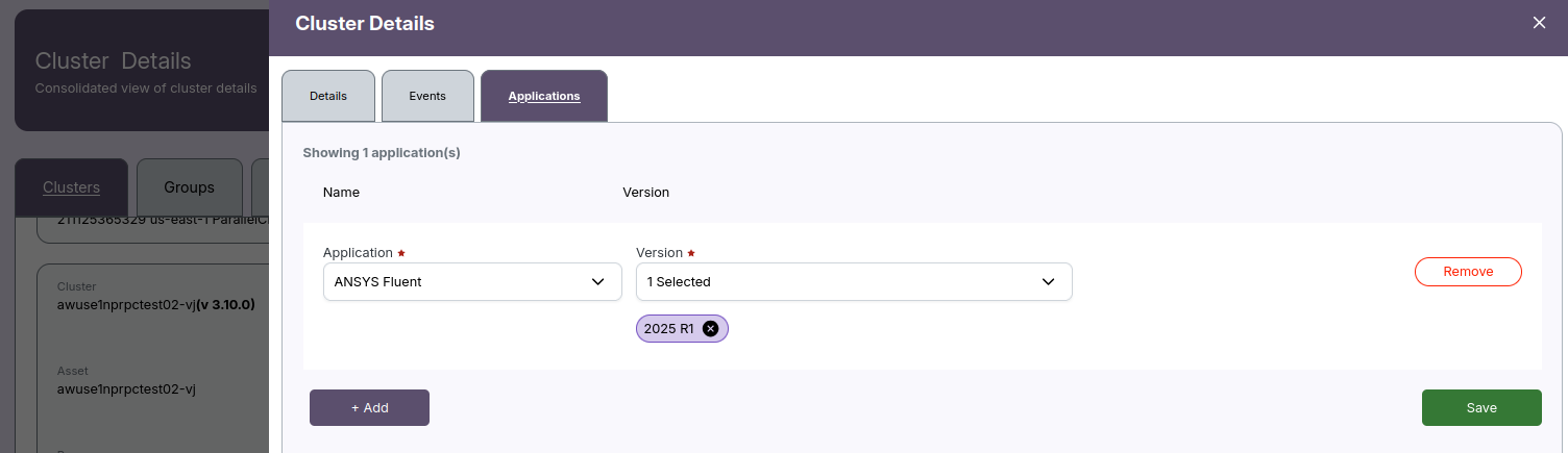 Cluster Applications