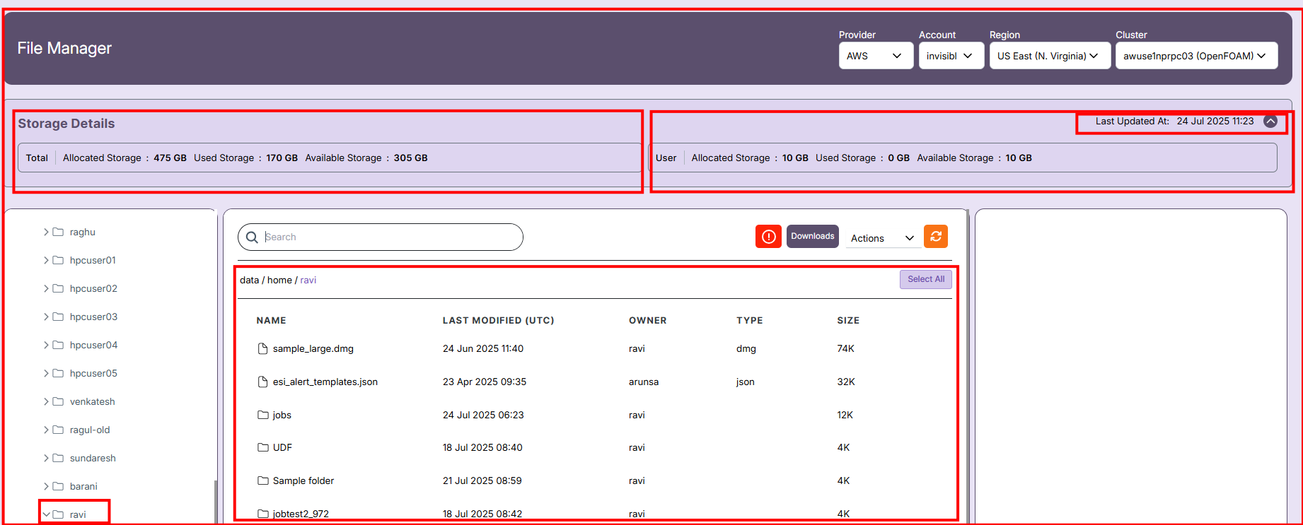 Main File Manager