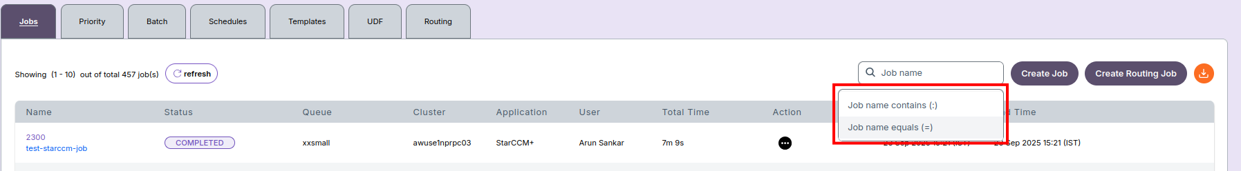 Search Type