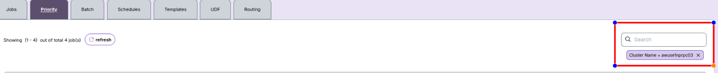 Priority Search Actions