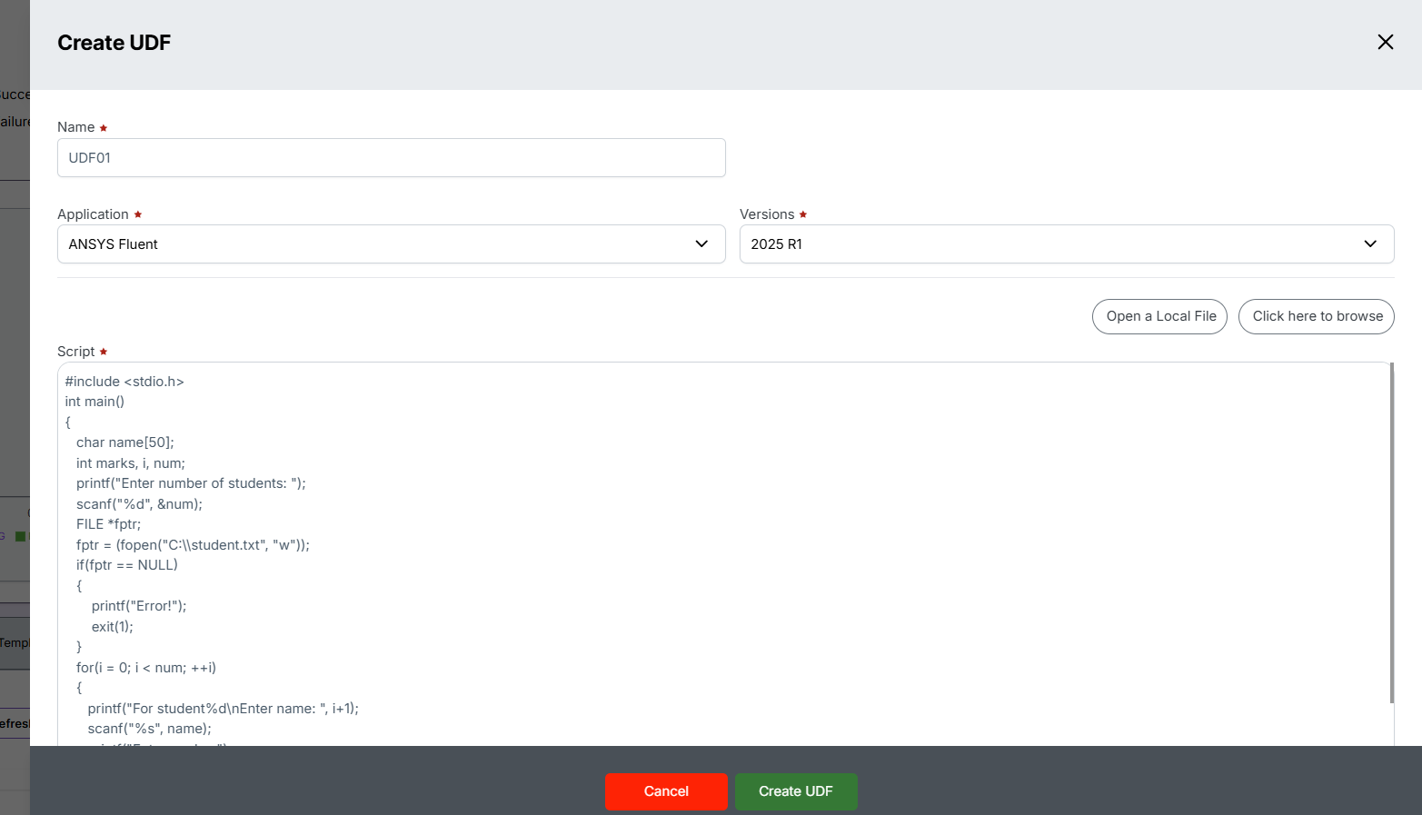 Upload File
