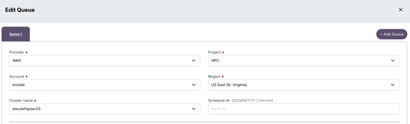 Queue Provider Details