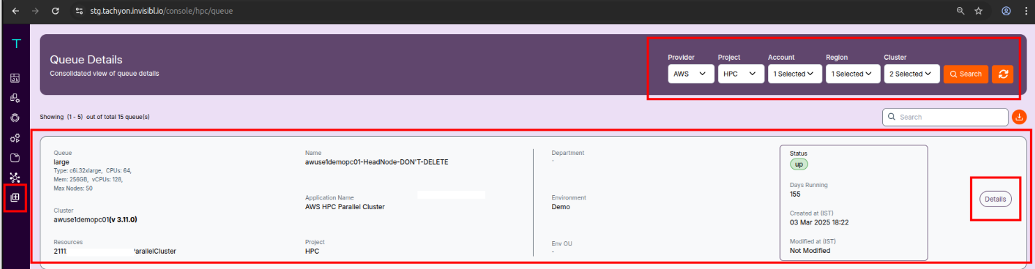 Queue List