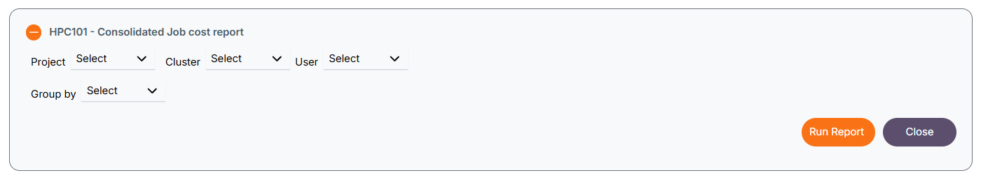 Reports Filter