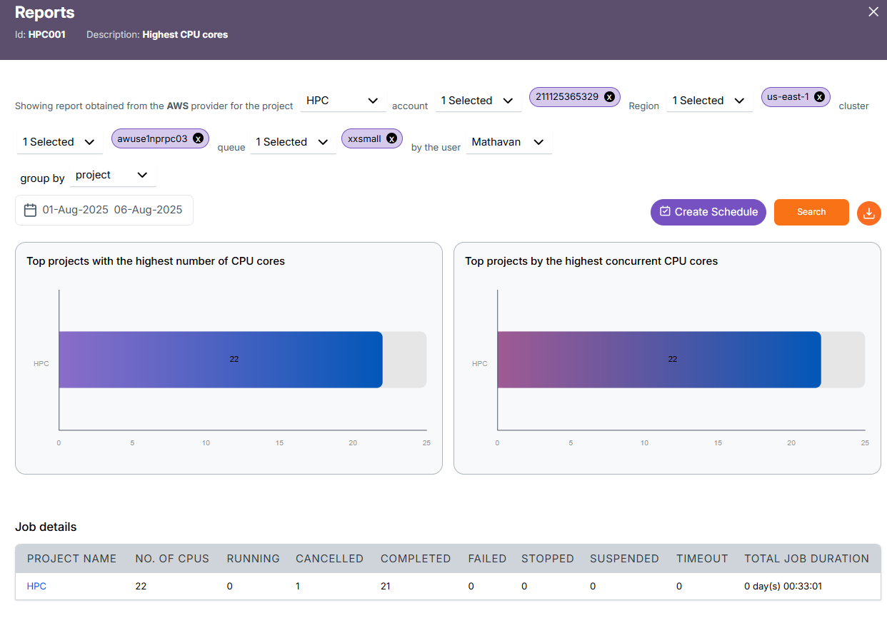 Report Filter Data
